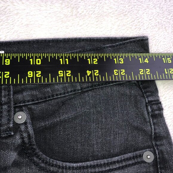 Levi's Women's 512 Jeans Size 16 Slim Taper Black Denim Classic Casual Travel - Picture 5 of 16